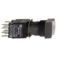 xb6cf1b5b Schneider Electric Harmony XB6 Series Illuminated Push Button, Panel Mount, 16mm Cutout, IP65