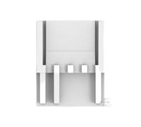 2391423-4 TE Connectivity 2391423 Series Receptacle Edge Connector, Board Mount, 4-Contacts, 2.5mm Pitch, 1-Row, Crimp Termination