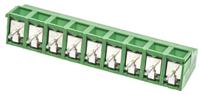 282836-9 TE Connectivity Buchanan Series PCB Terminal Block, 9-Contact, 5mm Pitch, Through Hole Mount, 1-Row, Screw Termination