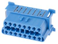 1418984-1 TE Connectivity, MICRODOT Automotive Connector Socket Blue Cable Mount 16 Way
