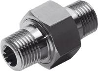 esk-14-14 Festo ESK Series Straight Fitting, R 1/4 to R 1/4, Threaded Connection Style, 151521