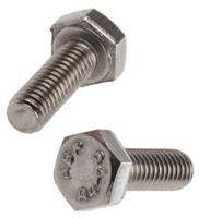 263-2126 RS PRO Plain Stainless Steel, Hex Bolt, M4 x 12mm