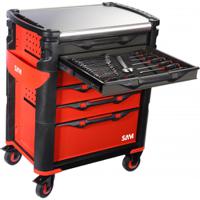 416-200m SAM 6 Drawer Foam Wheeled Tool Trolley