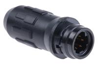 hr30-6ja-6p71 Hirose Circular Connector, 6 Contacts, Cable, Miniature Connector, Socket, Female, IP67, IP68, HR30 Series