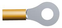 184204-1 TE Connectivity, DG STRATO-THERM Insulated Ring Terminal, M5 Stud Size, 0.26mm² to 1.65mm² Wire Size, Orange