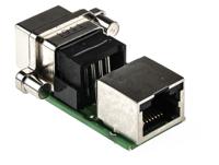 mrj578001 Amphenol Communications Solutions MRJ Series Female to Female RJ45 Connector, Through Hole, Cat5e Right Angle 2 Port 8
