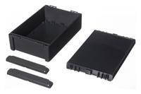 96036334-b-261709-abs-7024 Bopla Bocube Series Graphite Grey ABS Enclosure, IP66, IP68, Graphite Grey Lid, 271 x 170 x 90mm