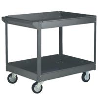 388-7096 RS PRO 2 Shelf Metal Trolley, 1015 x 635mm, 250kg Load