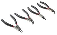 480-6802 RS PRO 4-Piece Circlip Plier Set, Bent, Straight Tip, 250 mm Overall