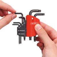 89rjp6pf Facom 6-Piece Torx Key, T10 - T15 - T20 - T25 - T30 - T40 Size, L Shape, Short Arm