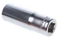 s19la Facom 1/2 in Drive 19mm Long Socket, 12 point, 77 mm Overall Length