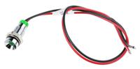 722-7693 RS PRO Green Panel Mount Indicator, 2V dc, 6mm Mounting Hole Size, Lead Wires Termination, IP67