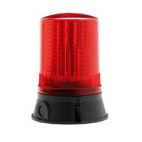 led401-02-02rs Moflash LED401 Series Red Multiple Effect Beacon, 24 V dc, Surface Mount, LED Bulb, IP65