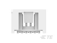 2355091-6 TE Connectivity MICRO CT Series Straight Board PCB Header, 6 Contact(s), 1.2 mm Pitch, 1 Row, Shrouded