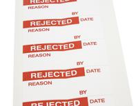 758-7995 RS PRO Adhesive Pre-Printed Adhesive Label-Rejected-. Quantity: 140