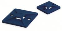 151-01169-mcmb3-pa66mp-bu HellermannTyton Cable Tie Mount, 19mm x 19 mm, Blue Metal Detectable, Pk-100