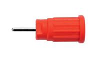 rs-sepb-6449-ni-gn Schutzinger Green Male Banana Socket, Press-In Termination, 24A, 1kV, Nickel Plating