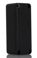 1550abk Hammond 1550 Series Black Die Cast Aluminium Junction Box, IP54, 89 x 35 x 26mm