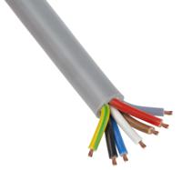 0010005 Lapp ÖLFLEX CLASSIC 100 Control Cable, 7 Cores, 0.5 mm² CSA 20 AWG, Unscreened, 50 m, Grey Polyvinyl Chloride Sheath