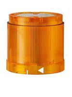 84330068 Werma 843 Series Yellow Steady Effect Beacon Unit, 230 V ac, LED Bulb, AC, IP54