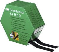 sj352d 3M Black Hook & Loop Tape, 25mm x 5m