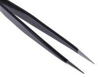 5-077-13 Bernstein 130 mm, Stainless Steel, Rounded; Tapering; Pointed, ESD Tweezers