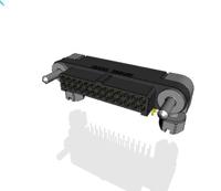 mhdas2m026yce11 Amphenol Socapex MHDAS Series Right Angle PCB PCB Header, 26 Contact(s), 1.27 mm Pitch, 2 Row, Shrouded