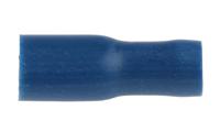 208-2470 RS PRO Blue Insulated Female Spade Connector, Double Crimp, 4.8 x 0.8mm Tab Size, 1.5mm² to 2.5mm²