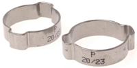 726-3611 RS PRO Stainless Steel O Clip, 8mm Band Width, 20 → 23mm ID