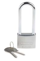 64ti50hb80 ABUS 64TI Key Weatherproof Titanium Weatherproof Padlock, 8mm Shackle, 50mm Body