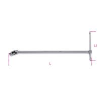 91040 BETA 910/40 3/8 in Swivel T Handle, 420 mm Overall