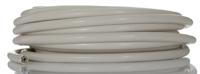 253-7017 RS PRO Mains 0.75 mm² 5 Core Power Cable, White PVC, 5m