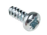 117-6664 RS PRO Bright Zinc Plated Steel Pan Head Thread Forming Screw, N°6 x 3/8in Long 9mm Long