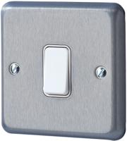 k4671brc MK Electric Rocker Light Switch, 2 Way, 1 Gang, Albany Plus