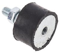 2515vd18-45 FIBET M6 Anti Vibration Mount, Male to Female Bobbin with 46.2kg Compression Load