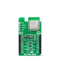 mikroe-4582 MikroElektronika BLE TINY Click 74LVC1G3157, DA14531MOD Bluetooth Smart (BLE) Add On Board for mikroBUS socket 2.4
