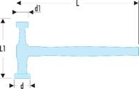 861d30 Facom Bumping Hammer with Hickory Wood Handle, 390g