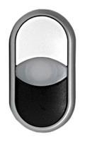 216704-m22-ddl-ws Eaton RMQ Titan M22 Series Black, White Momentary Push Button Head, 22mm Cutout, IP66