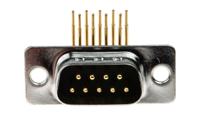 528-3654 RS PRO 9 Way Right Angle Through Hole D-sub Connector Plug, 2.77mm Pitch
