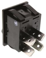 c1553plnaab Arcolectric (Bulgin) Ltd DPST, On-Off Rocker Switch Panel Mount