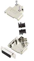 l17d45pk-m-25l77sdb25s Amphenol Communications Solutions D45PK-M 25 Way 45 ° Cable Mount D-sub Connector Socket