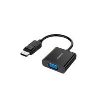 00200337 Hama DisplayPort to VGA Adapter, 1920 x 1080 Maximum Resolution