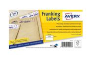 fl01 Avery White Adhesive High Visibility Label Sheet, Pack of 2Sheets