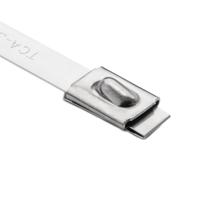 111-94339-mbt33h-ss316-ml HellermannTyton Cable Tie, Roller Ball, 838mm x 7.9 mm, Metallic 316 Stainless Steel, Pk-50