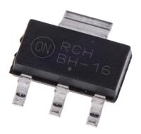 bcp56-16t1g onsemi BCP56-16T1G NPN Transistor, 1 A, 80 V, 3 + Tab-Pin SOT-223