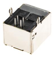 61729-1011blf Amphenol ICC Right Angle, Through Hole, Socket- Single Port Type B 2.0 USB Connector