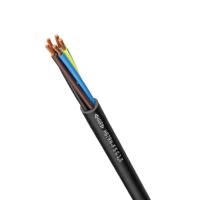 1600186 Lapp Power 4 mm² 2 Core Power Cable, Black Rubber, 50m