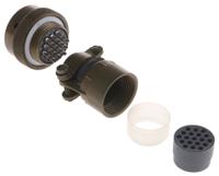 85106ec1419p50 Souriau Sunbank by Eaton, 851, Copper Alloy 19 Way Cable Mount MIL Spec Circular Connector Plug, Pin Contacts,Shell