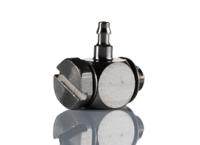 m-3alu-2 SMC M Series Elbow Threaded Adaptor, M3 Male to Barbed 2 mm, Threaded-to-Tube Connection Style