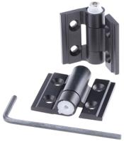 407-7391 Pinet Aluminium Friction Hinge, Screw Fixing, 30mm x 35mm x 3mm